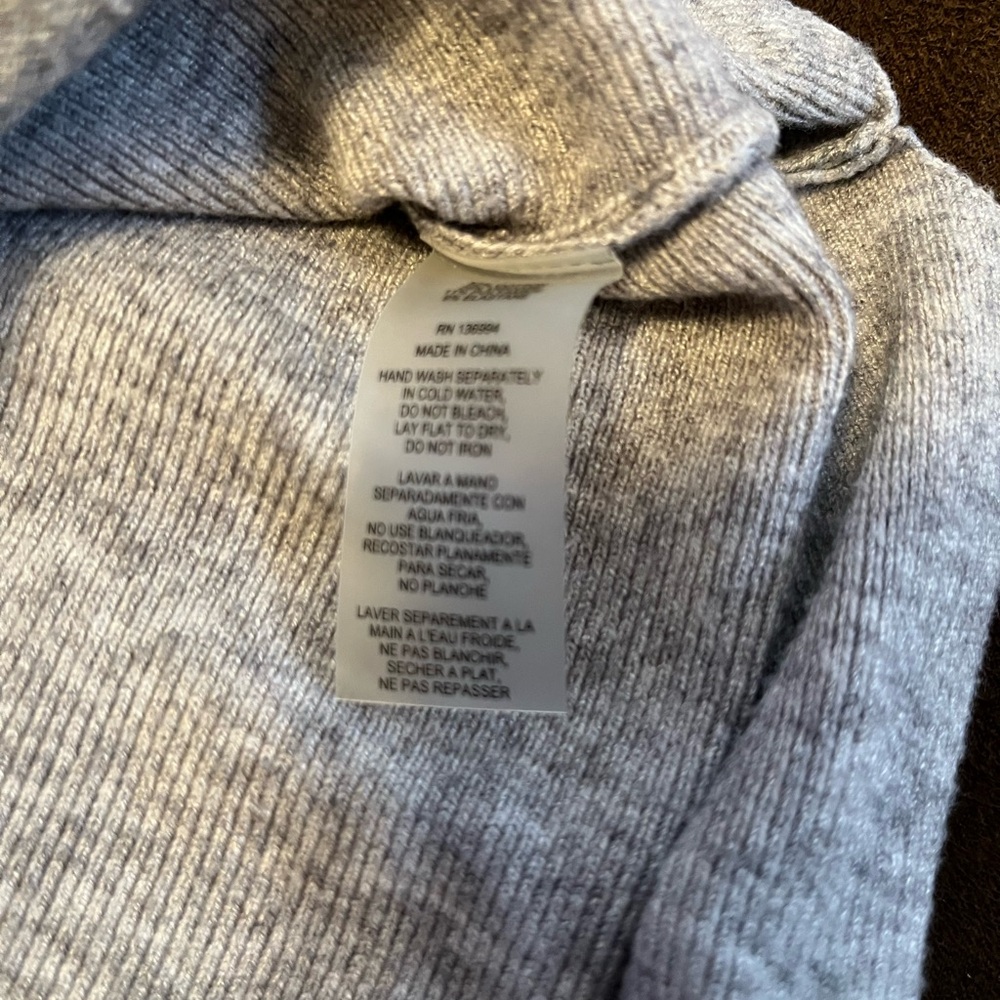 Milano Gray Crew Neck Sweater - Picture 7 of 8